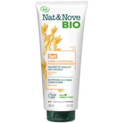 NAT&NOVE BIO Après Shampooing Nutrition Certifié Bio Cheveux secs 200 ml